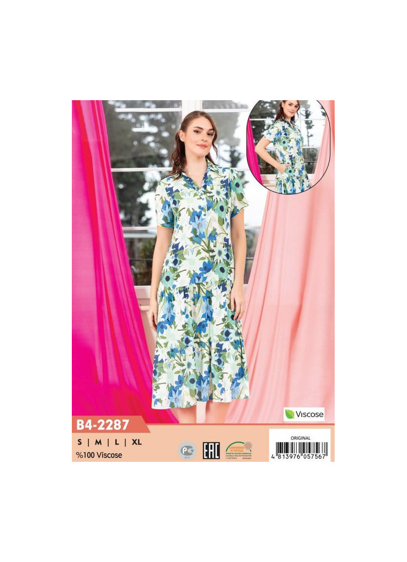 CCNB4-2287_ORI Viscose Dress (S+M+L+XL) — wholesale from Turkey