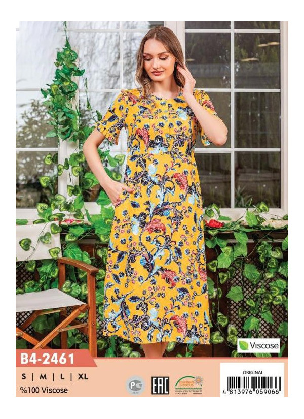 CCNB4-2461_ORI Viscose Dress (S+M+L+XL) — factory-direct from Turkey