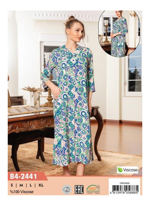 CCNB4-2441_ORI Viscose Dress (S+M+L+XL) — Turkish textile wholesale