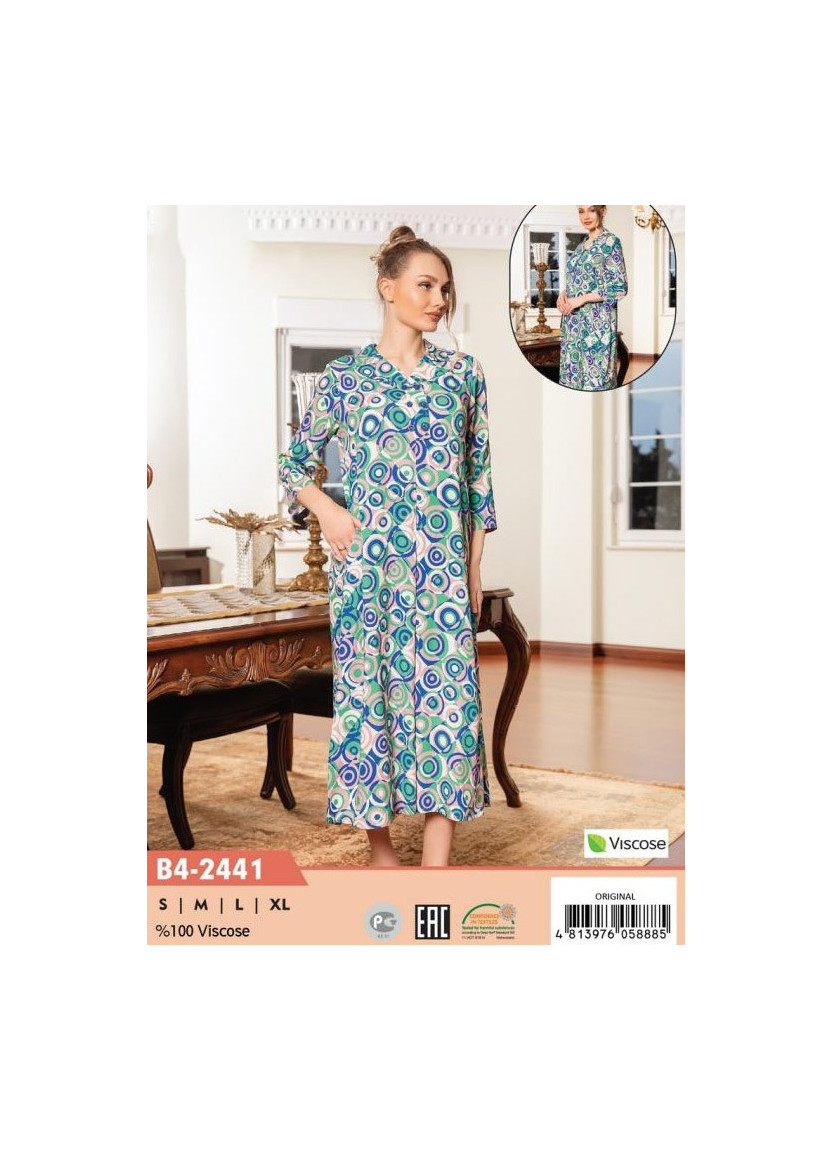 CCNB4-2441_ORI Viscose Dress (S+M+L+XL) — Turkish textile wholesale