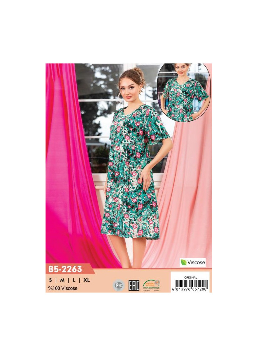 CCNB5-2263_ORI Viscose Dress (S+M+L+XL) — Turkish textile wholesale