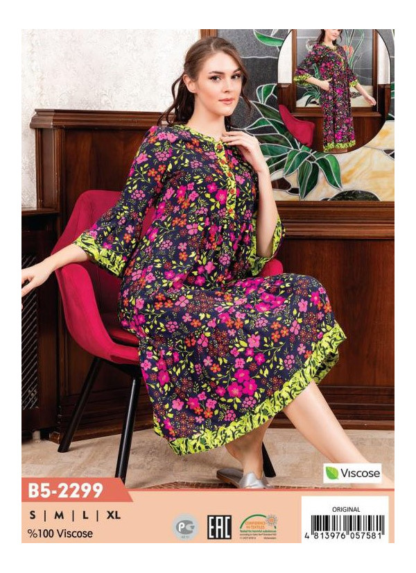CCNB5-2299_ORI Viscose Dress (S+M+L+XL) — wholesale from Turkey
