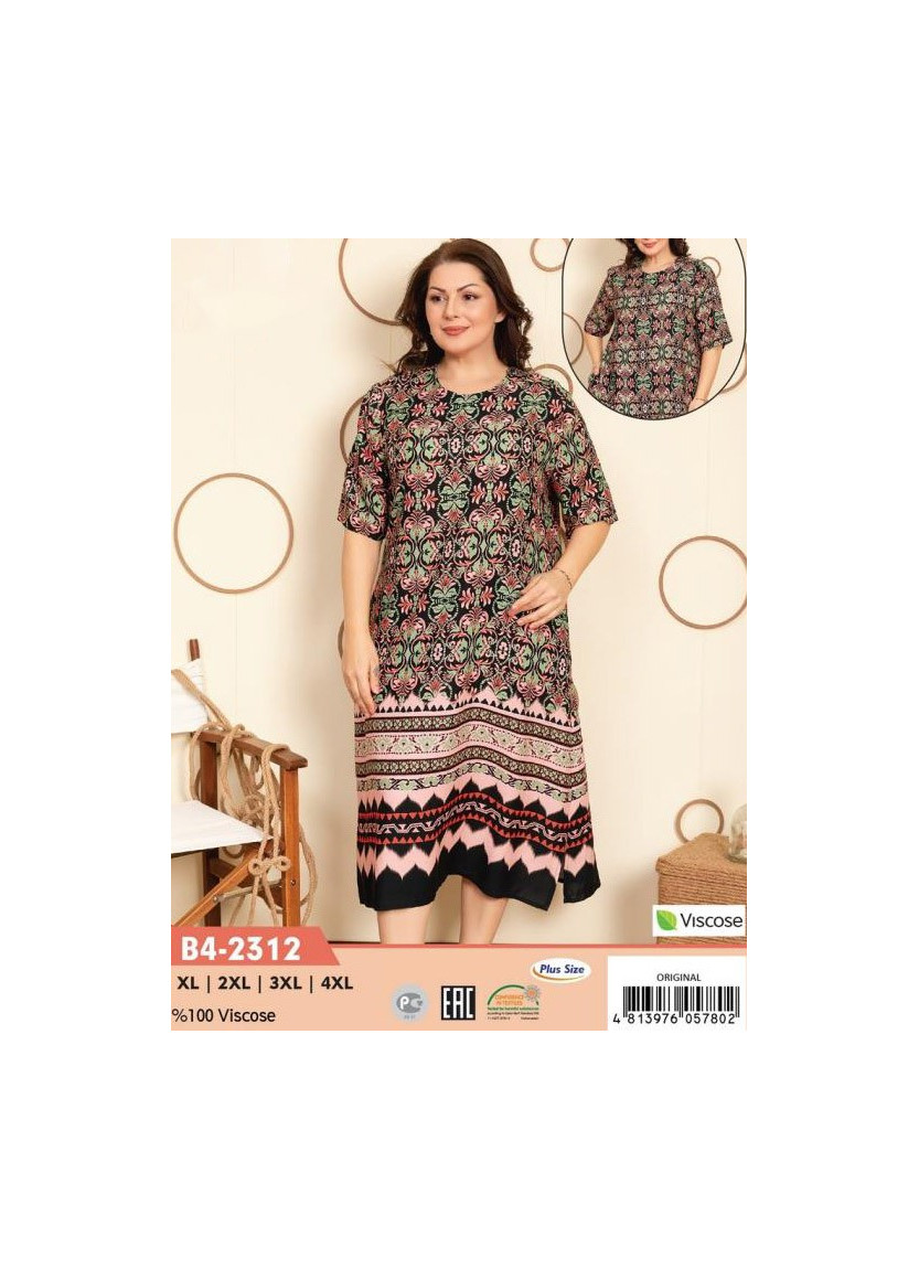 CCNB4-2312_ORI Viscose Dress (XL+2XL+3XL+4XL) — Turkish textile wholesale