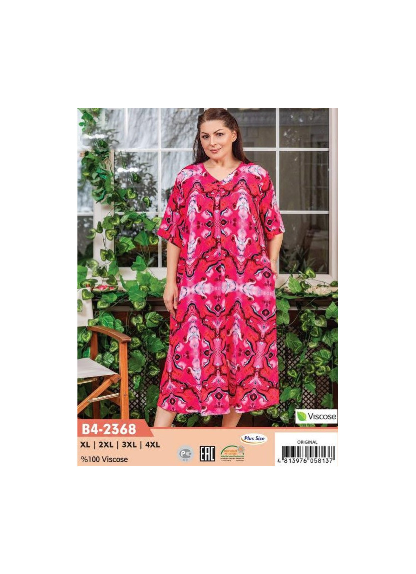 CCNB4-2368_ORI Viscose Dress (XL+2XL+3XL+4XL) — wholesale from Turkey