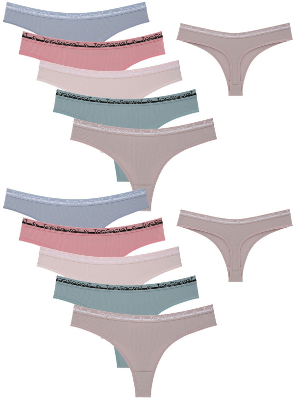 Donella 2432PD1 Assorted 10-Pack Women's Briefs — Istanbul wholesale supplier