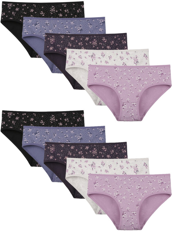 Donella 318131 Assorted 10-Pack Women's Briefs — Istanbul wholesale supplier