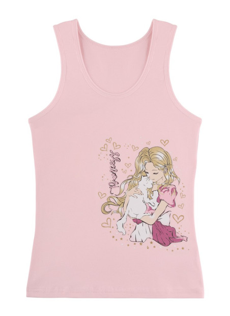 Donella 4971PB100 Assorted 10-Pack Girls' Tank Top — Turkey wholesale collection