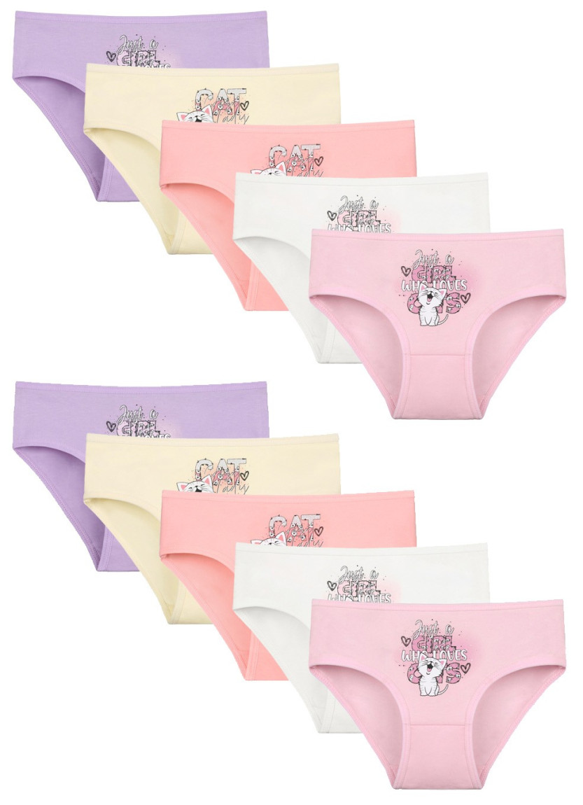 Donella 4171PB114 Assorted 10-Pack Girls' Briefs — Istanbul wholesale supplier