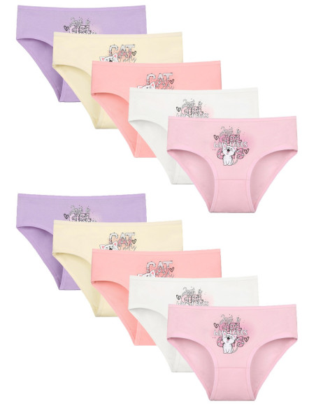 Donella 4171PB114 Assorted 10-Pack Girls' Briefs — Istanbul wholesale supplier