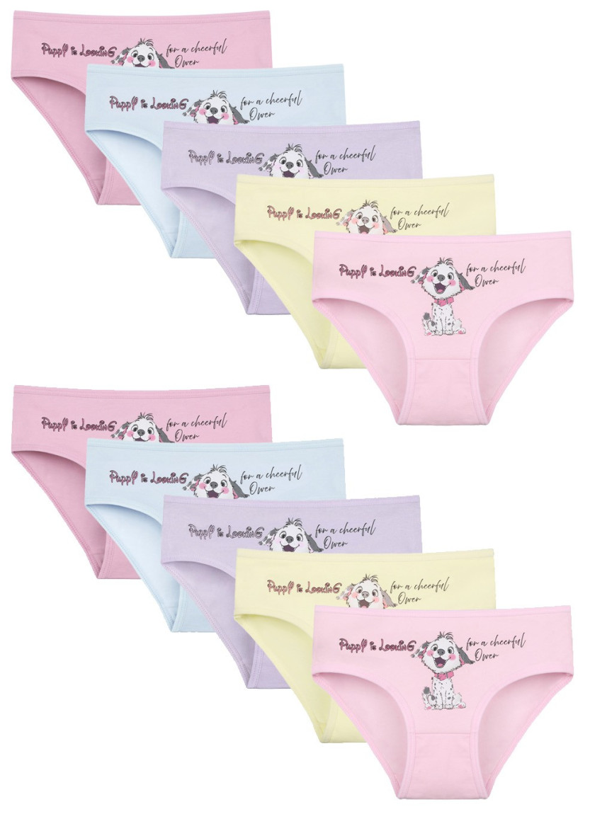 Donella 4171PB128 Assorted 10-Pack Girls' Briefs — Turkey wholesale collection