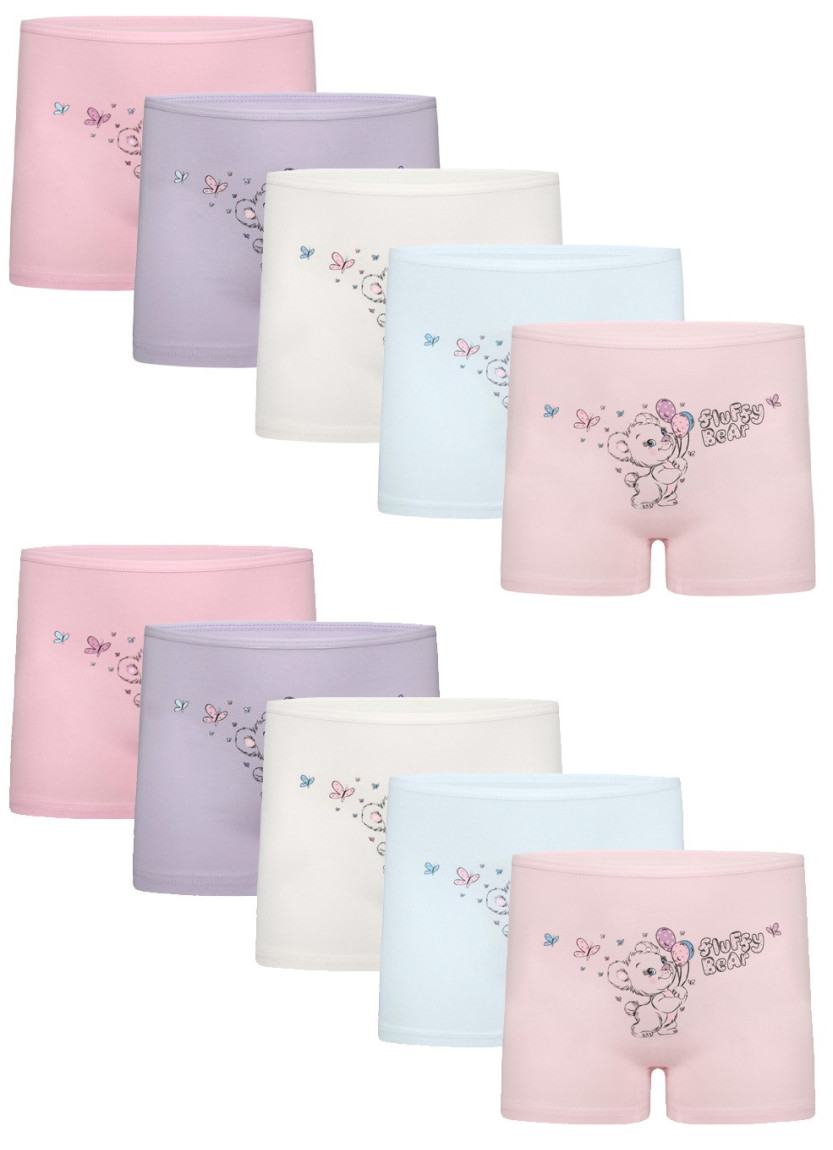 Donella 4271PB109 Assorted 10-Pack Girls' Briefs — Istanbul wholesale supplier