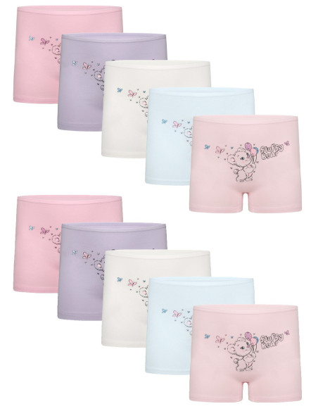 Donella 4271PB109 Assorted 10-Pack Girls' Briefs — Istanbul wholesale supplier