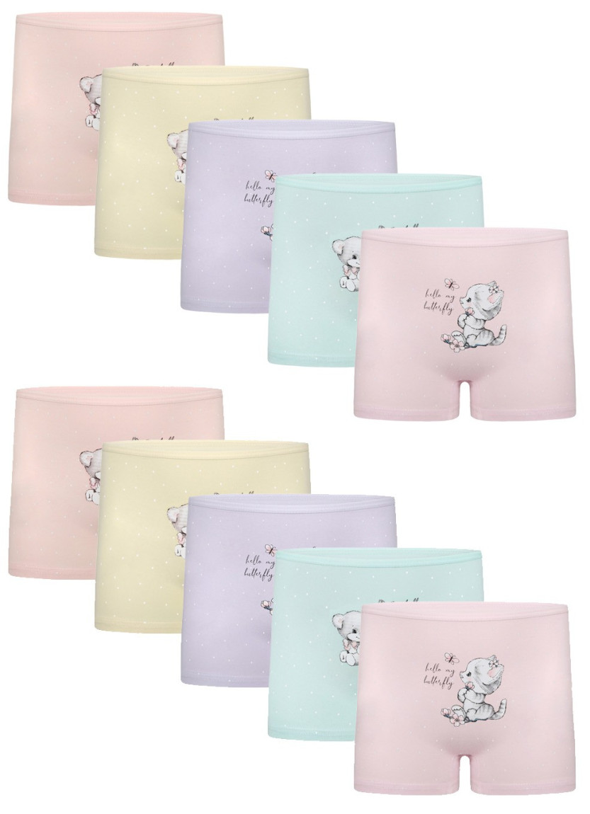 Donella 4281B35 Assorted 10-Pack Girls' Briefs — Turkey wholesale collection