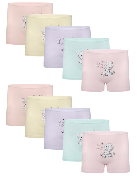 Donella 4281B35 Assorted 10-Pack Girls' Briefs — Turkey wholesale collection