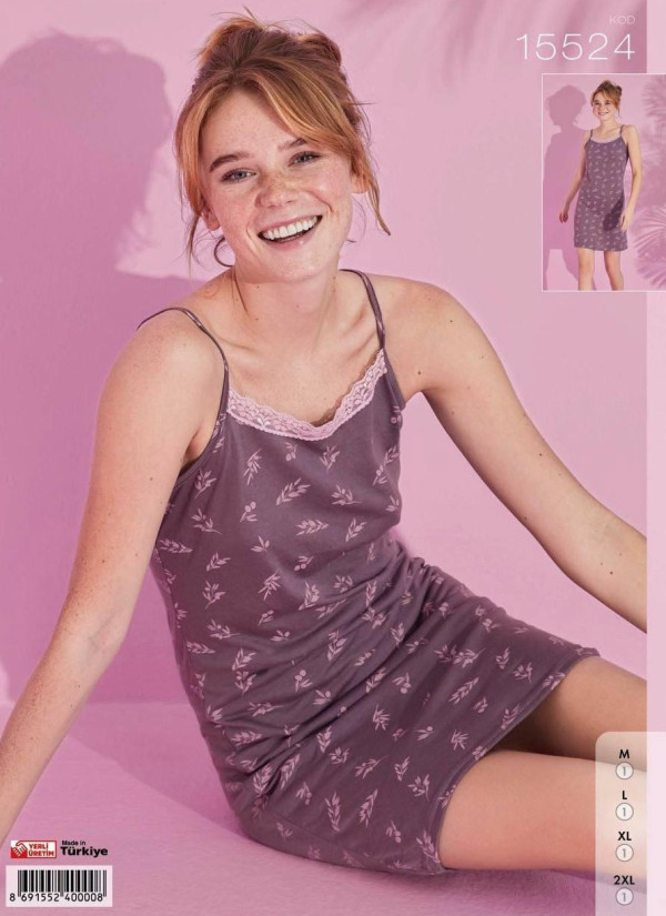 Pijamo 15524 Nightdress (M+L+XL+2XL) — wholesale for boutiques
