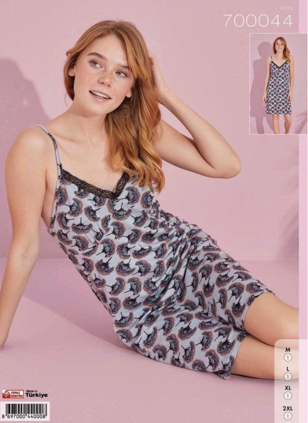 Pijamo 700044 Nightdress (M+L+XL+2XL) — Istanbul wholesale supplier