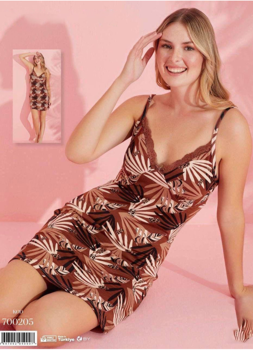 Pijamo 700205 Nightdress (M+L+XL+2XL) — Istanbul wholesale supplier