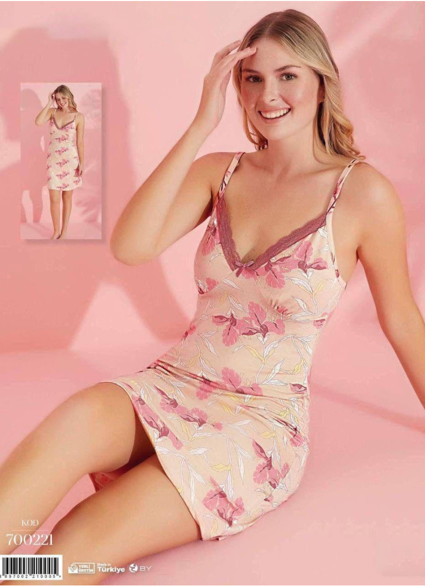Pijamo 700221 Nightdress (M+L+XL+2XL) — Istanbul wholesale supplier