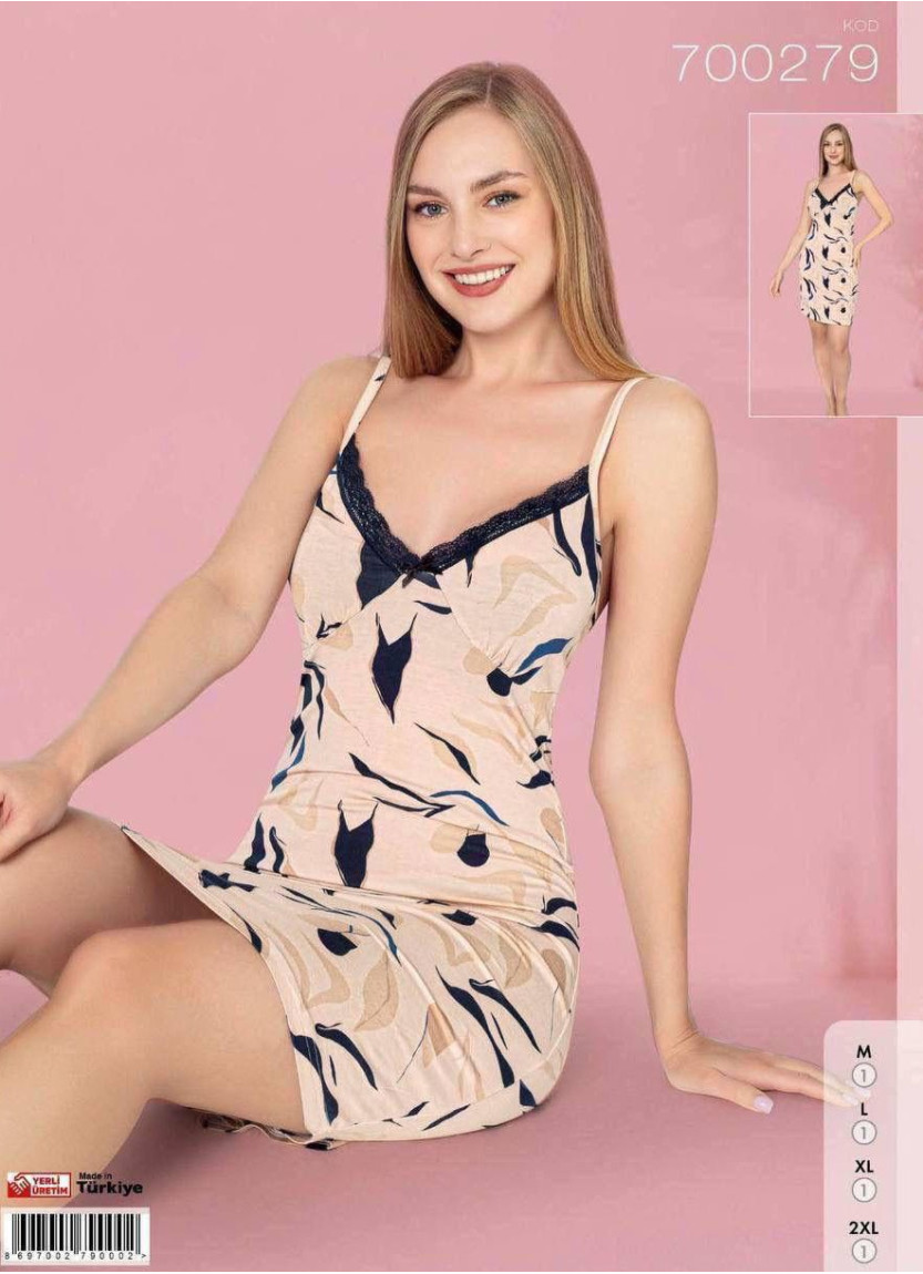 Pijamo 700279 Nightdress (M+L+XL+2XL) — Turkey wholesale collection