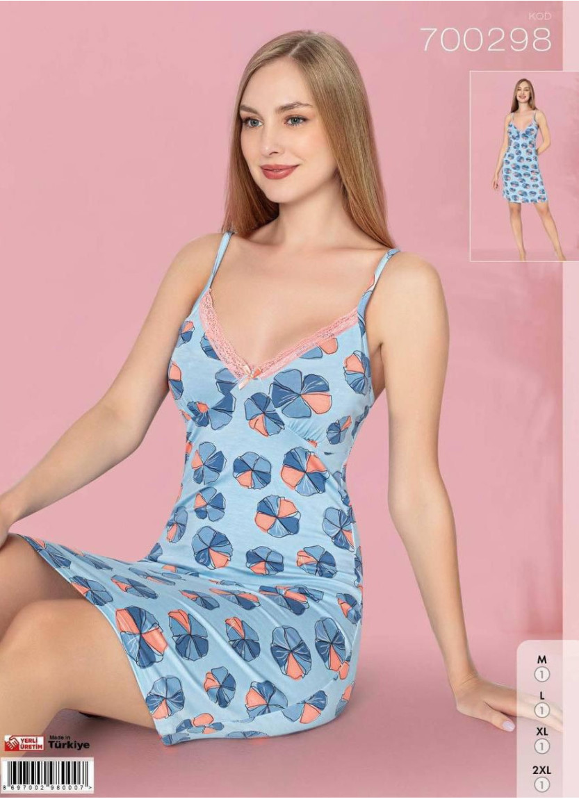 Pijamo 700298 Nightdress (M+L+XL+2XL) — Istanbul wholesale supplier