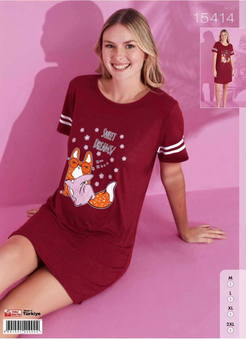 Pijamo 15414 Tunic (M+L+XL+2XL) — Turkish factory wholesale
