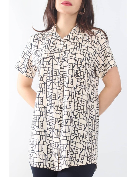 Женская Рубашка (L+XL+2XL+3XL+4XL) JEN JEN 0526 — прямые поставки из Турции