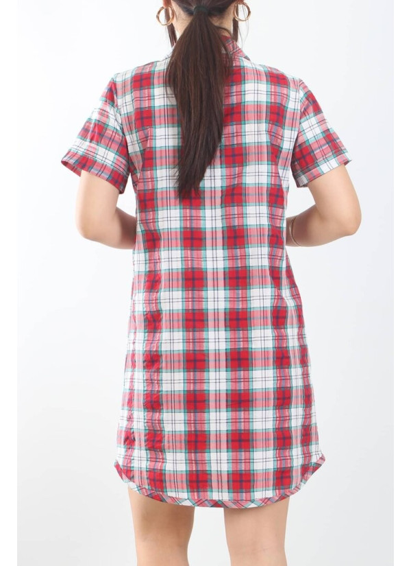 JEN 05127 Kirmizi Cotton Tunic (M+L+XL+2XL+3XL) — Turkish textile wholesale 2