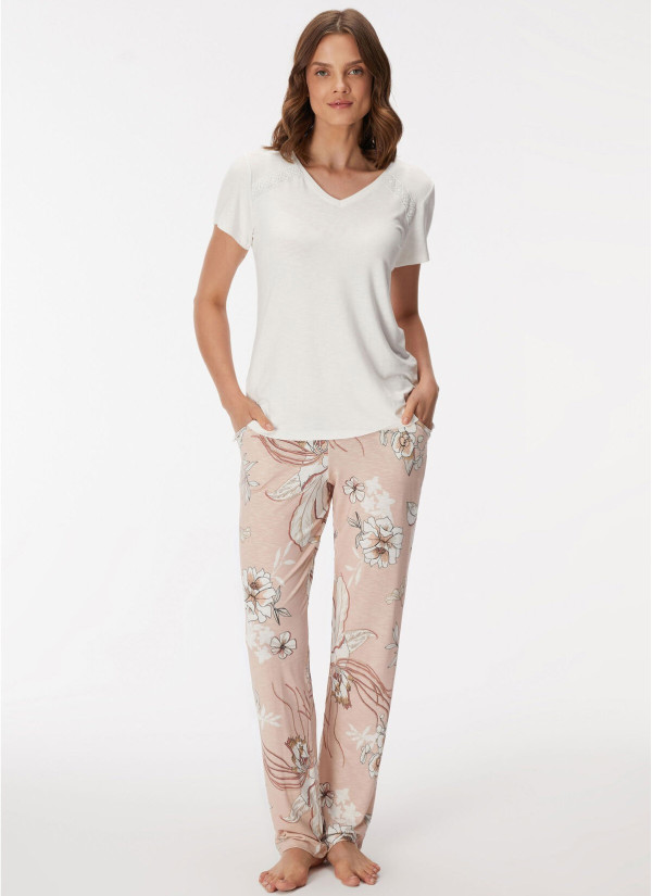 Anil 11396 Pants Homewear Set — Turkish factory wholesale