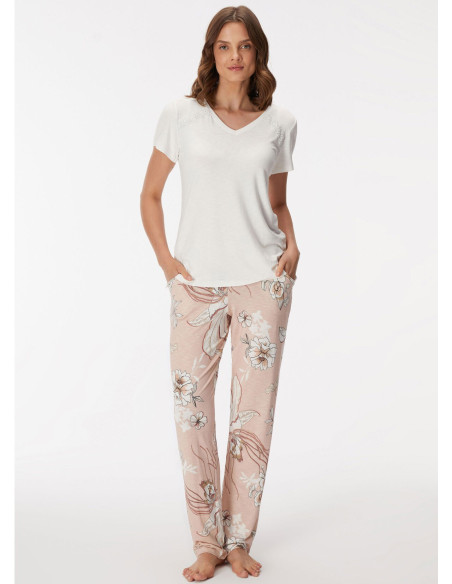 Anil 11396 Pants Homewear Set — Turkish factory wholesale
