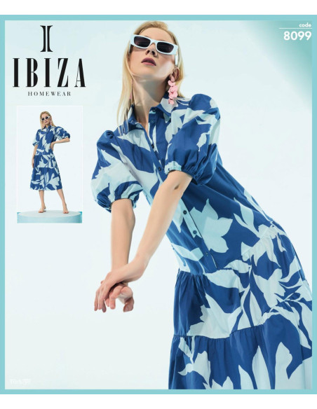 Платье (S+M+L+XL) IBIZA IBIZA 8099 — оптовая поставка из Турции