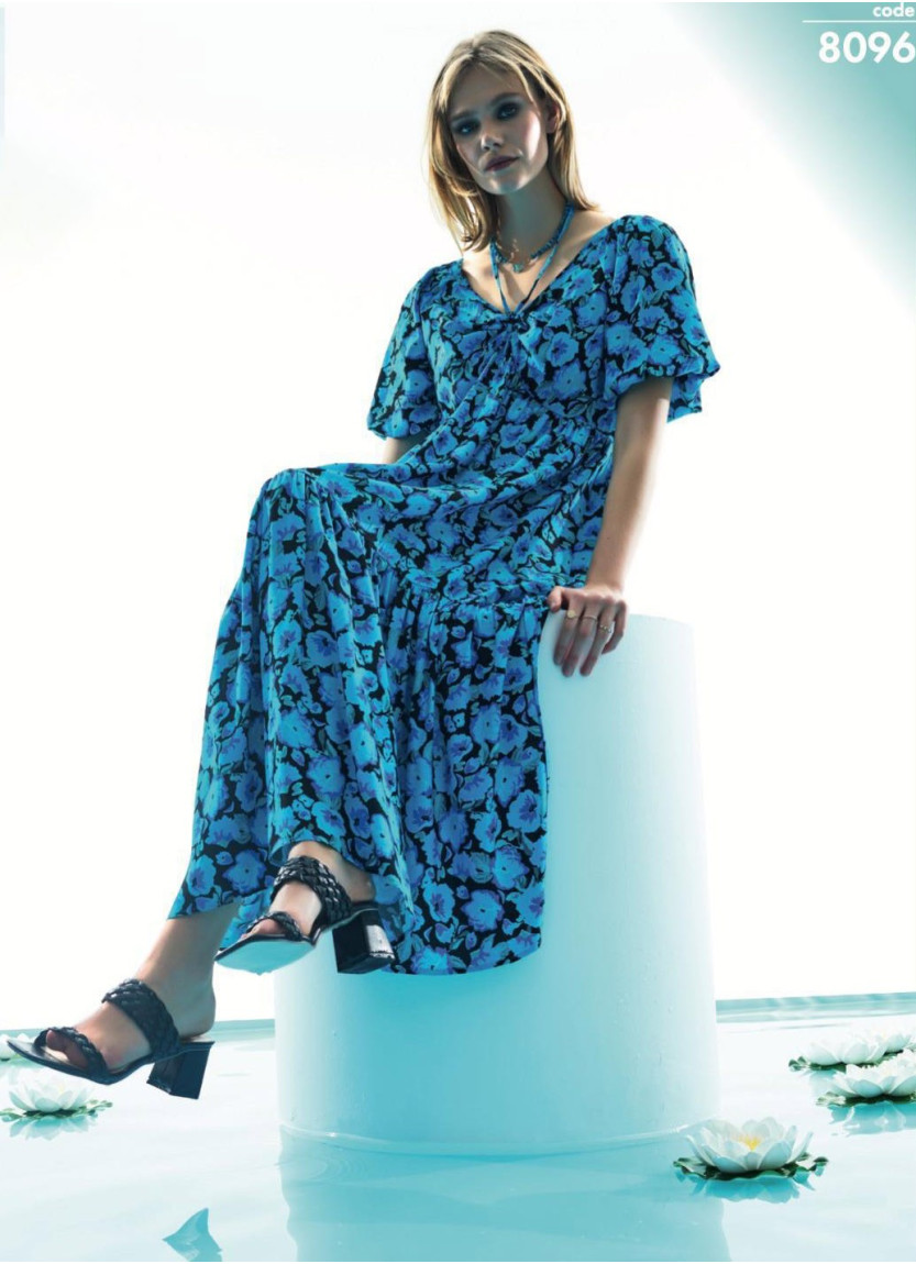 IBIZA 8096 Dress (S+M+L+XL) — wholesale from Turkey