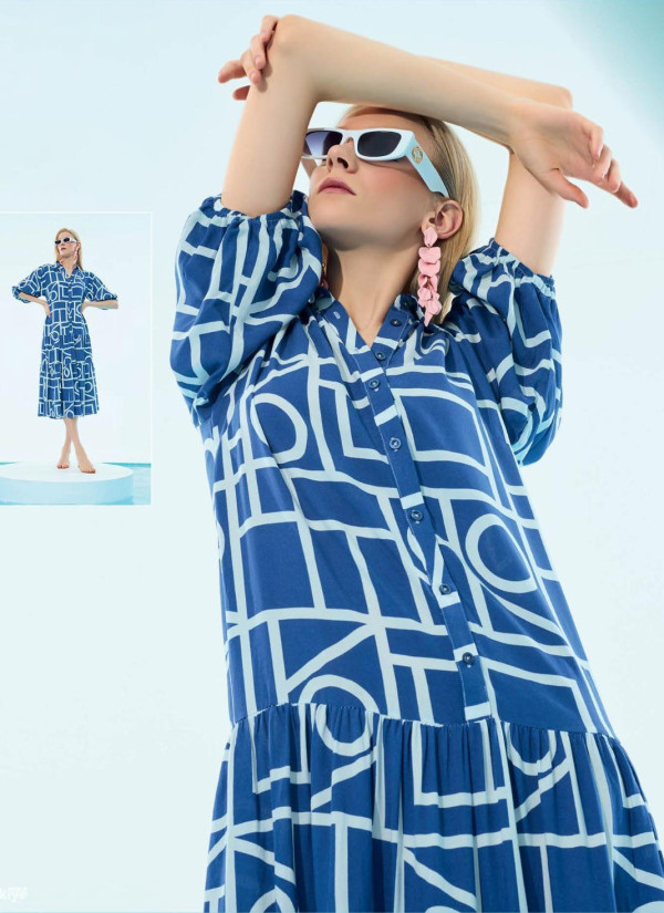 IBIZA 7983 Dress (S+M+L+XL) — Turkish factory wholesale 2