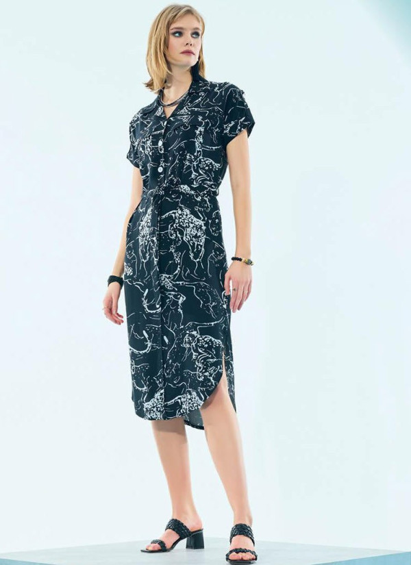 IBIZA 8019 Dress (S+M+L+XL) — wholesale from Turkey