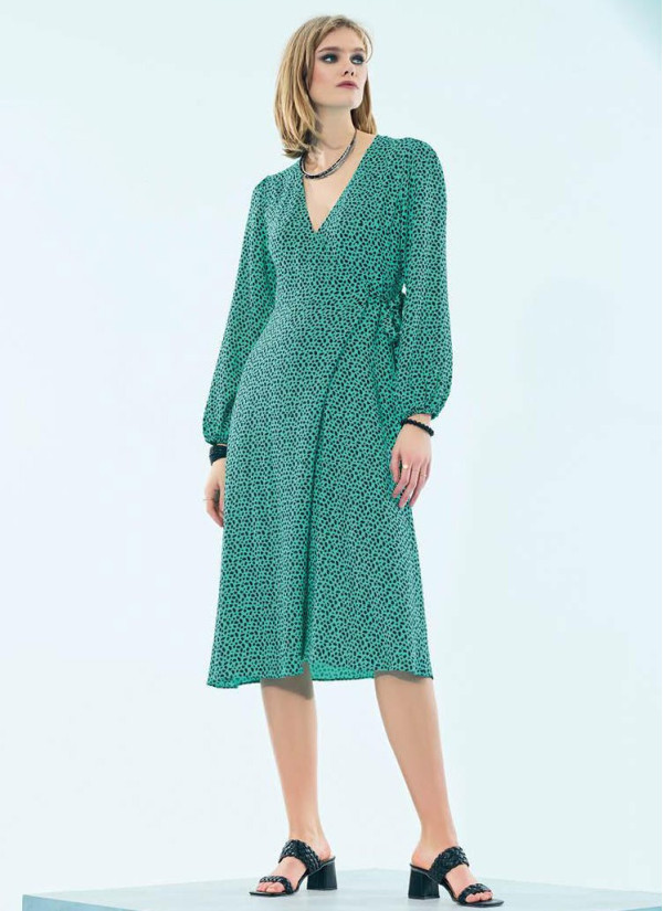 IBIZA 7980 Dress (S+M+L+XL) — direct Turkish factory supply