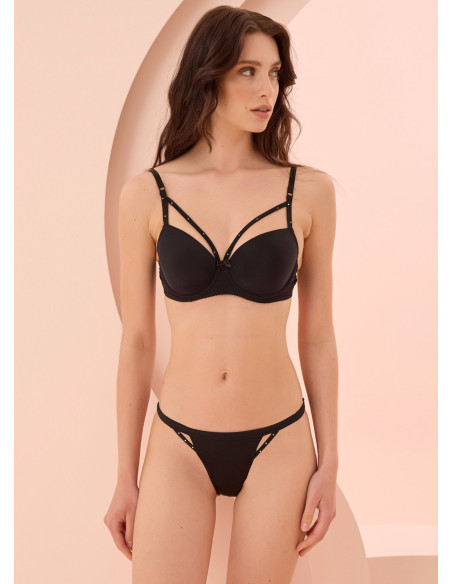 NBB 4011 Siyah Bra and Briefs Set — wholesale from Turkey