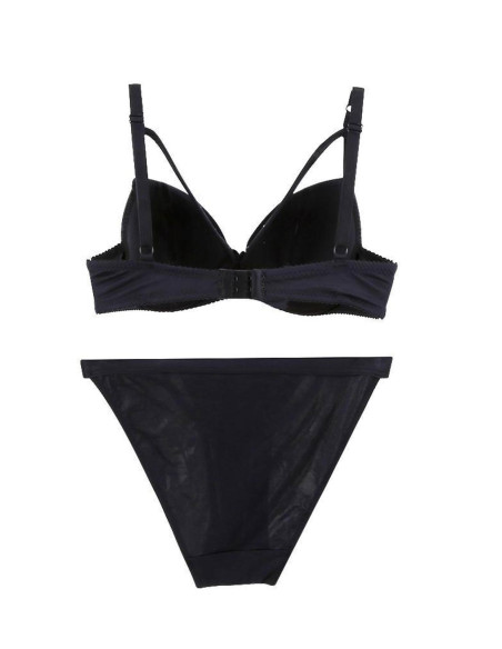 NBB 4011 Siyah Bra and Briefs Set — Turkish textile wholesale