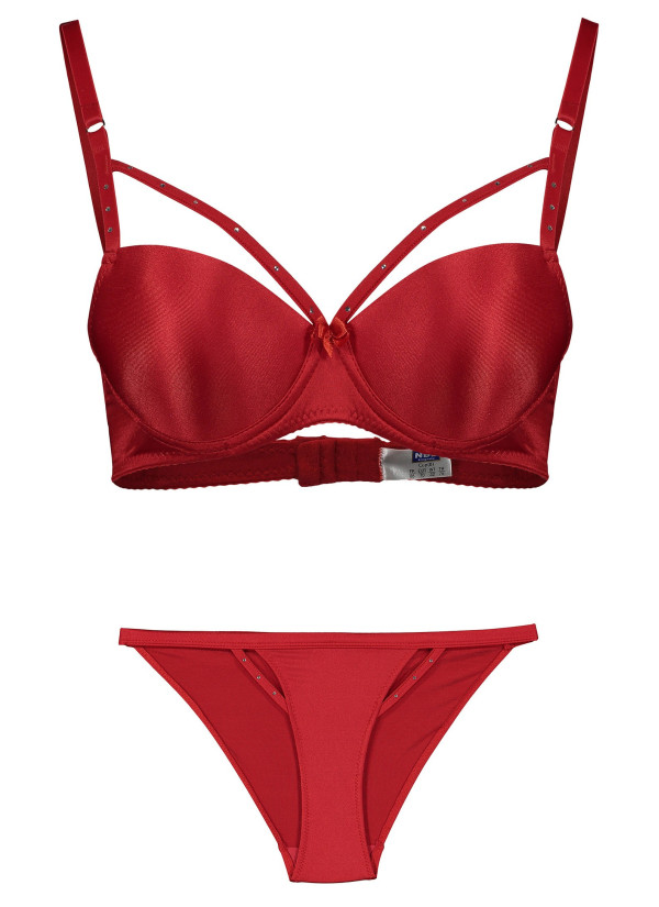 NBB 4011 Kirmizi Bra and Briefs Set — wholesale for boutiques 2