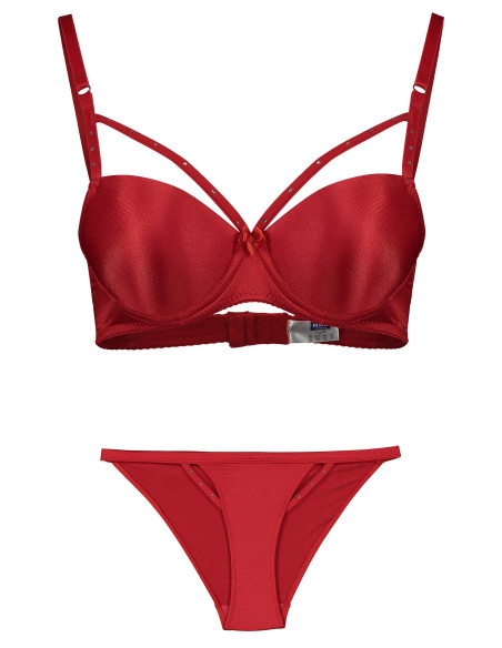 NBB 4011 Kirmizi Bra and Briefs Set — Turkey wholesale collection