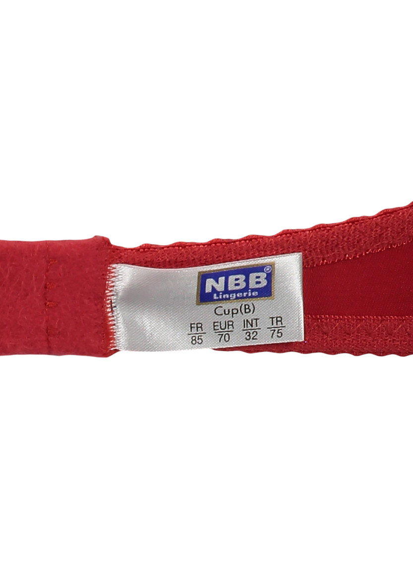 NBB 4011 Kirmizi Bra and Briefs Set — Turkish factory wholesale