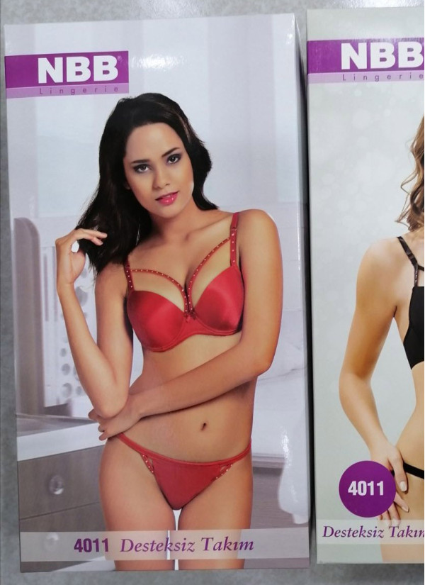 NBB 4011 Kirmizi Bra and Briefs Set — wholesale for boutiques