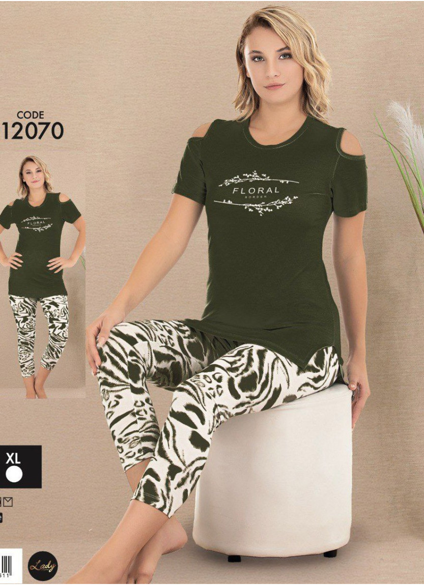 Lady 12070 Capri Homewear Set (M+L+XL) — Turkish textile wholesale
