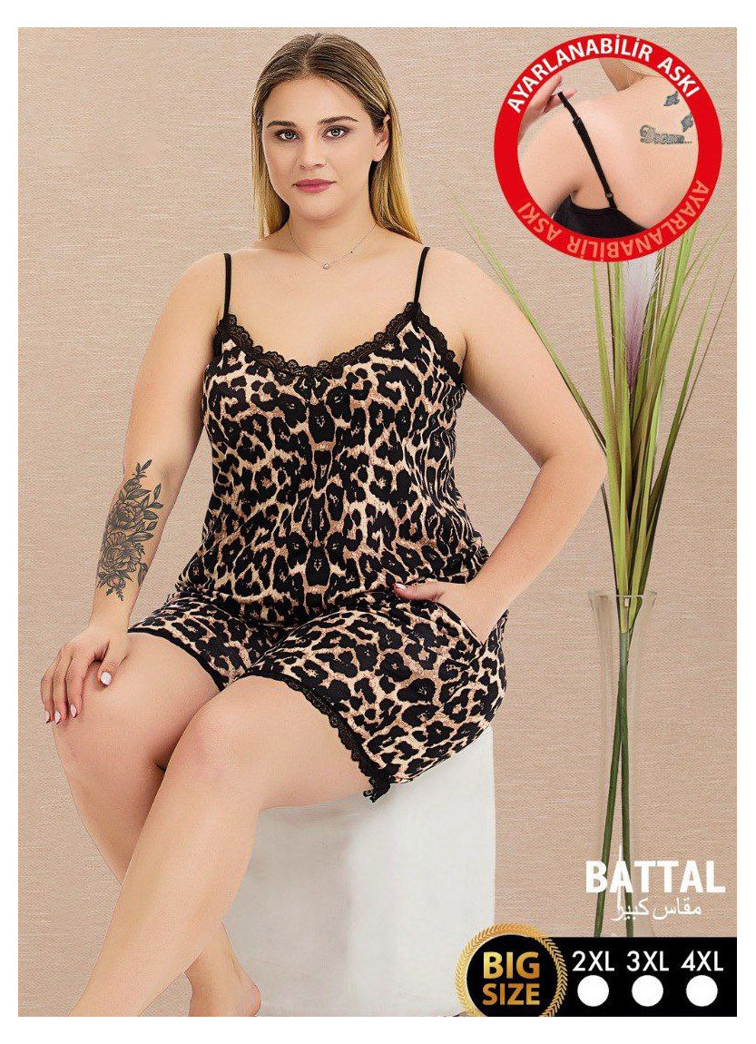 Женский Комплект с Шортами (2XL+3XL+4XL) Lady 10444 Lady BTL 10444 — купить оптом из Турции
