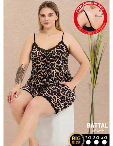 Женский Комплект с Шортами (2XL+3XL+4XL) Lady 10444 Lady BTL 10444 — купить оптом из Турции