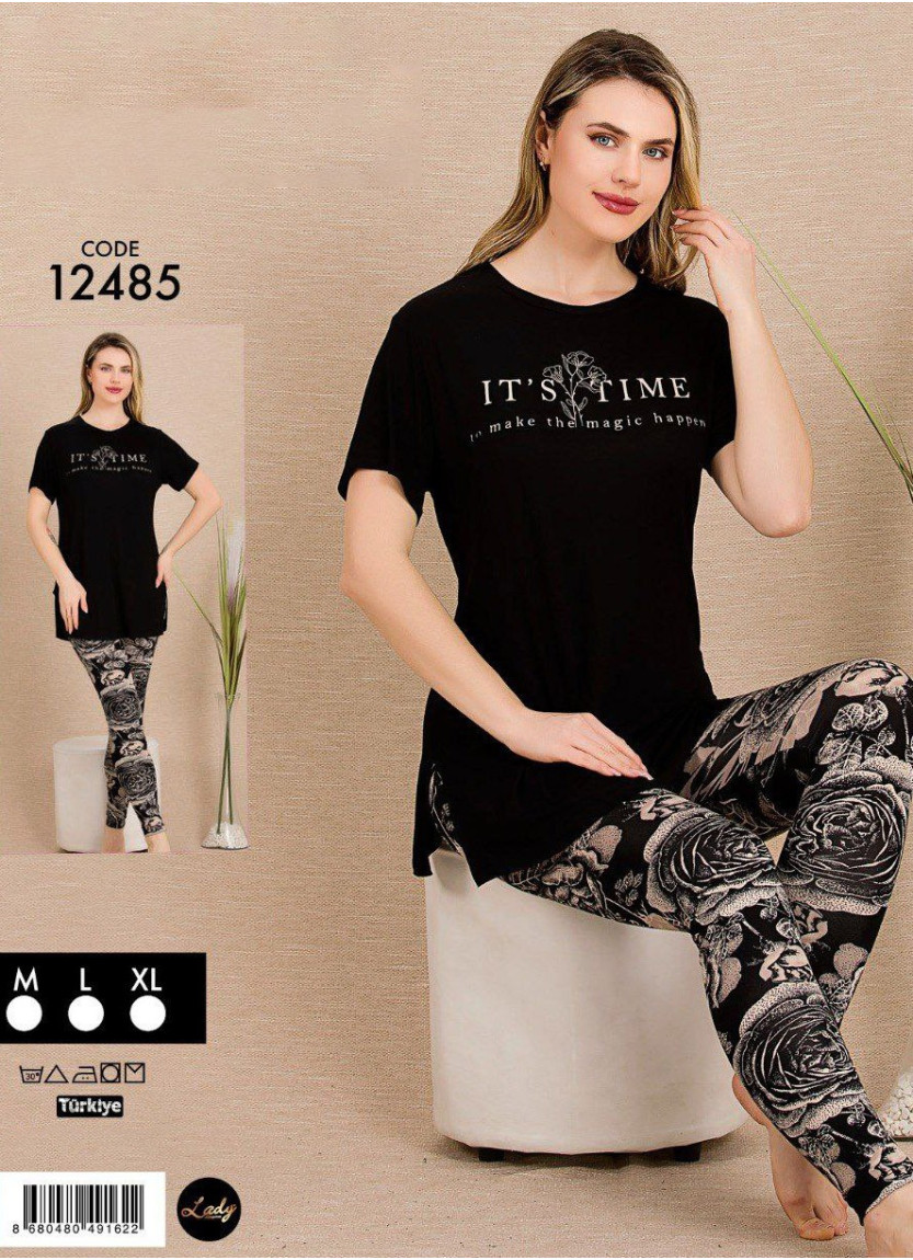Lady Ksa 12485 Pants Homewear Set (M+L+XL) — direct Turkish factory supply