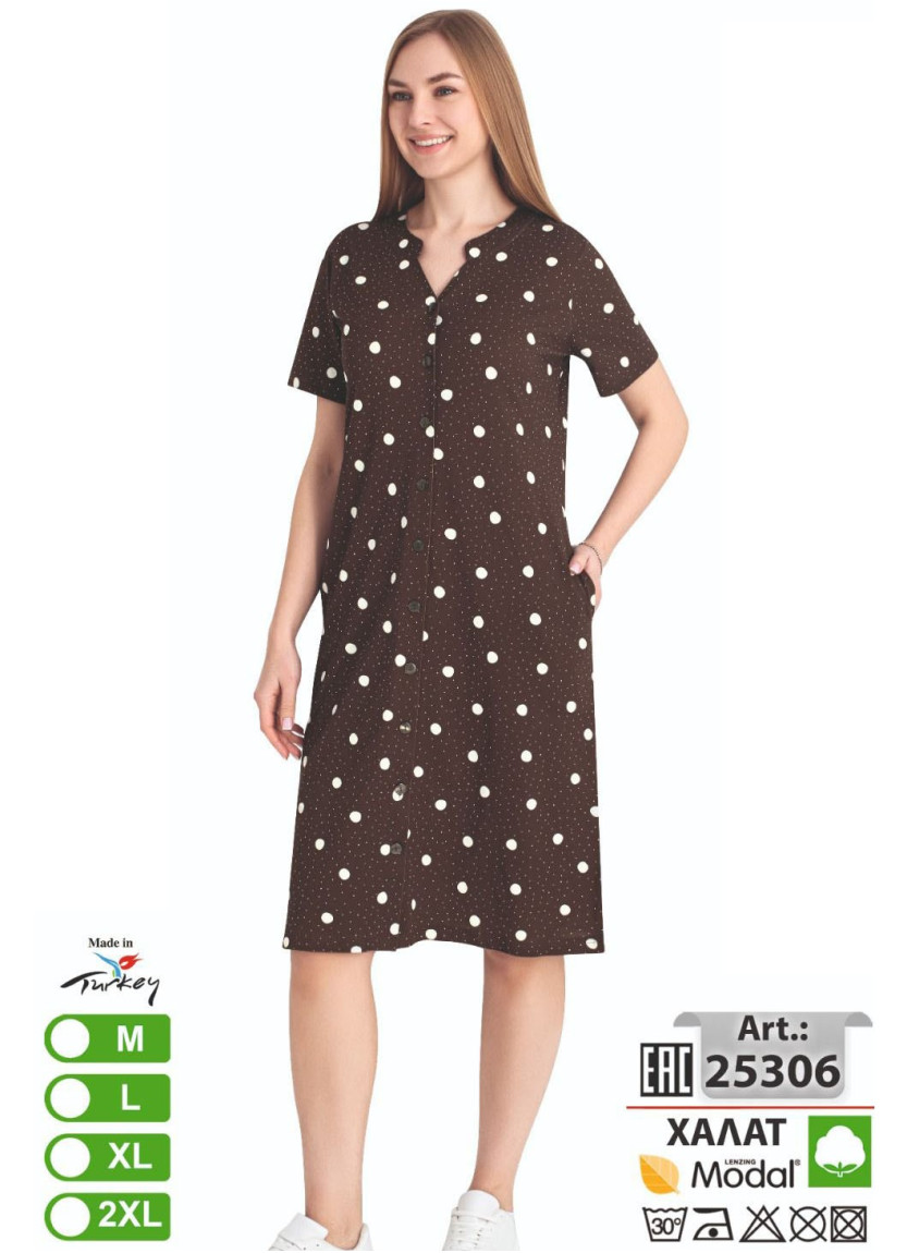 intensive 25306 Оптом Турция Фабрика Халат Женский MODAL (M+L+XL+2XL) intensive 25306 Купить Оптом с Турции