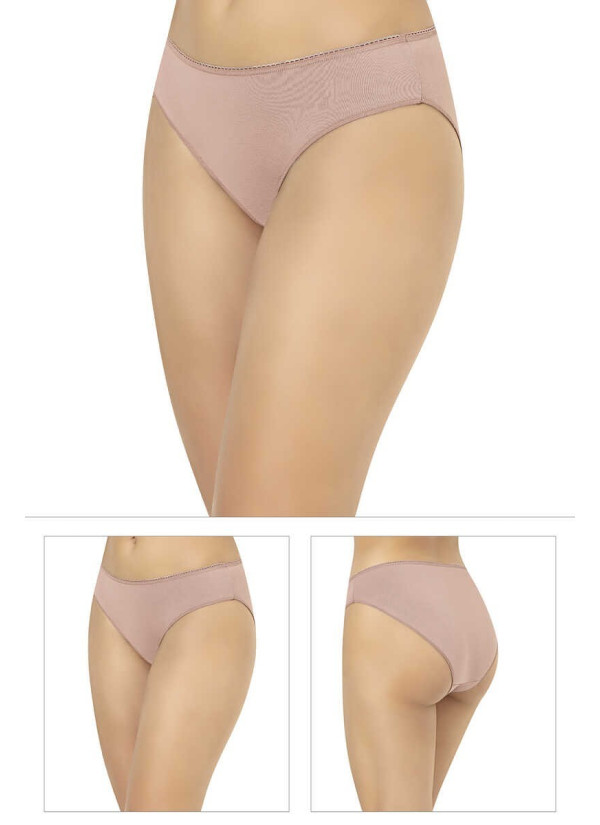 Sevim 13778 Pudra 3-Pack Women's Briefs — factory-direct from Turkey