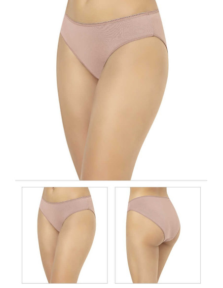 Sevim 13778 Pudra 3-Pack Women's Briefs — factory-direct from Turkey