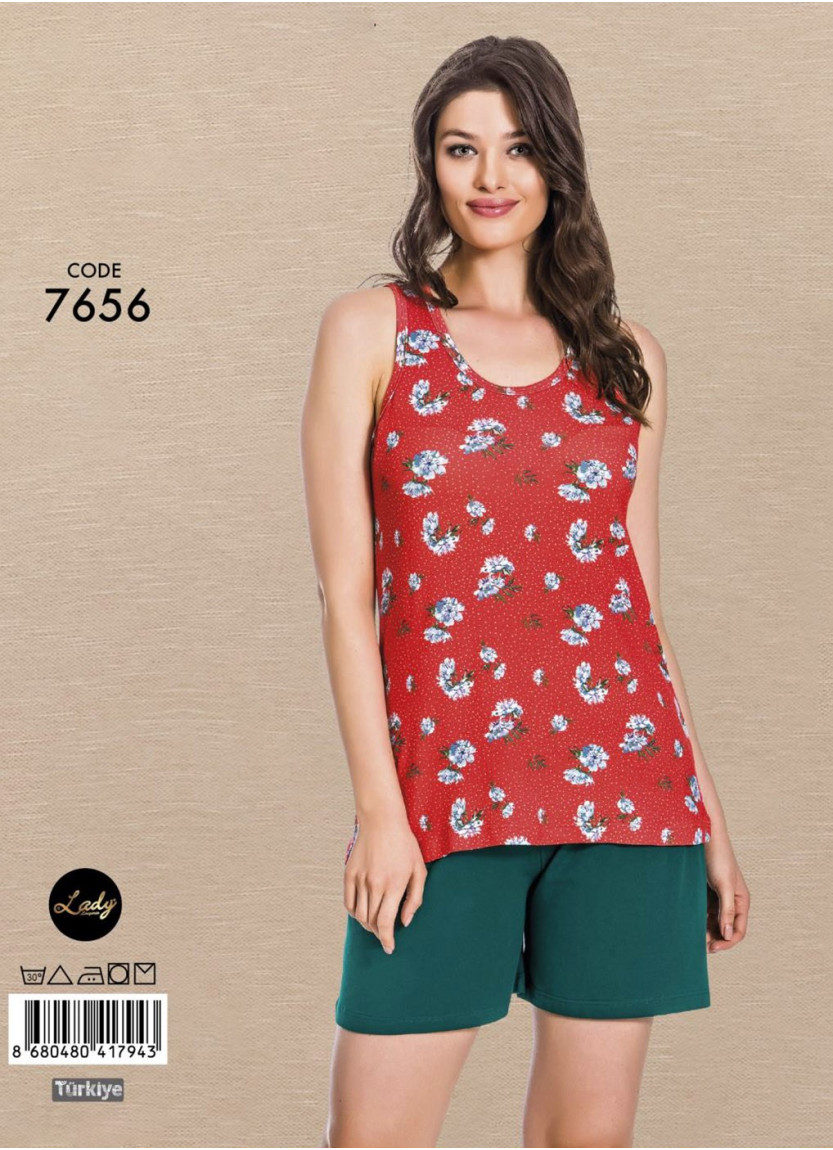 Lady 7656 Shorts Homewear Set (S/M+L/XL) — Istanbul wholesale supplier