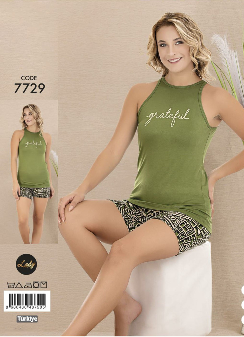 Lady 7729 Shorts Homewear Set (M+L+XL) — Istanbul wholesale supplier