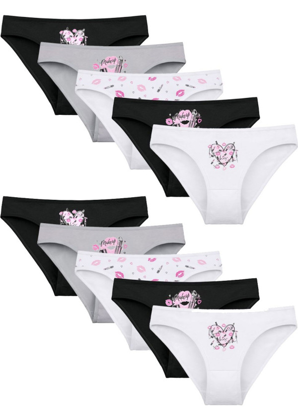 Donella 2171PB22 Assorted 10-Pack Women's Briefs — Turkey wholesale collection